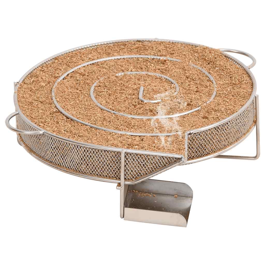 BBQ Oven Smoker with Cold Smoke Generator Galvanised Steel